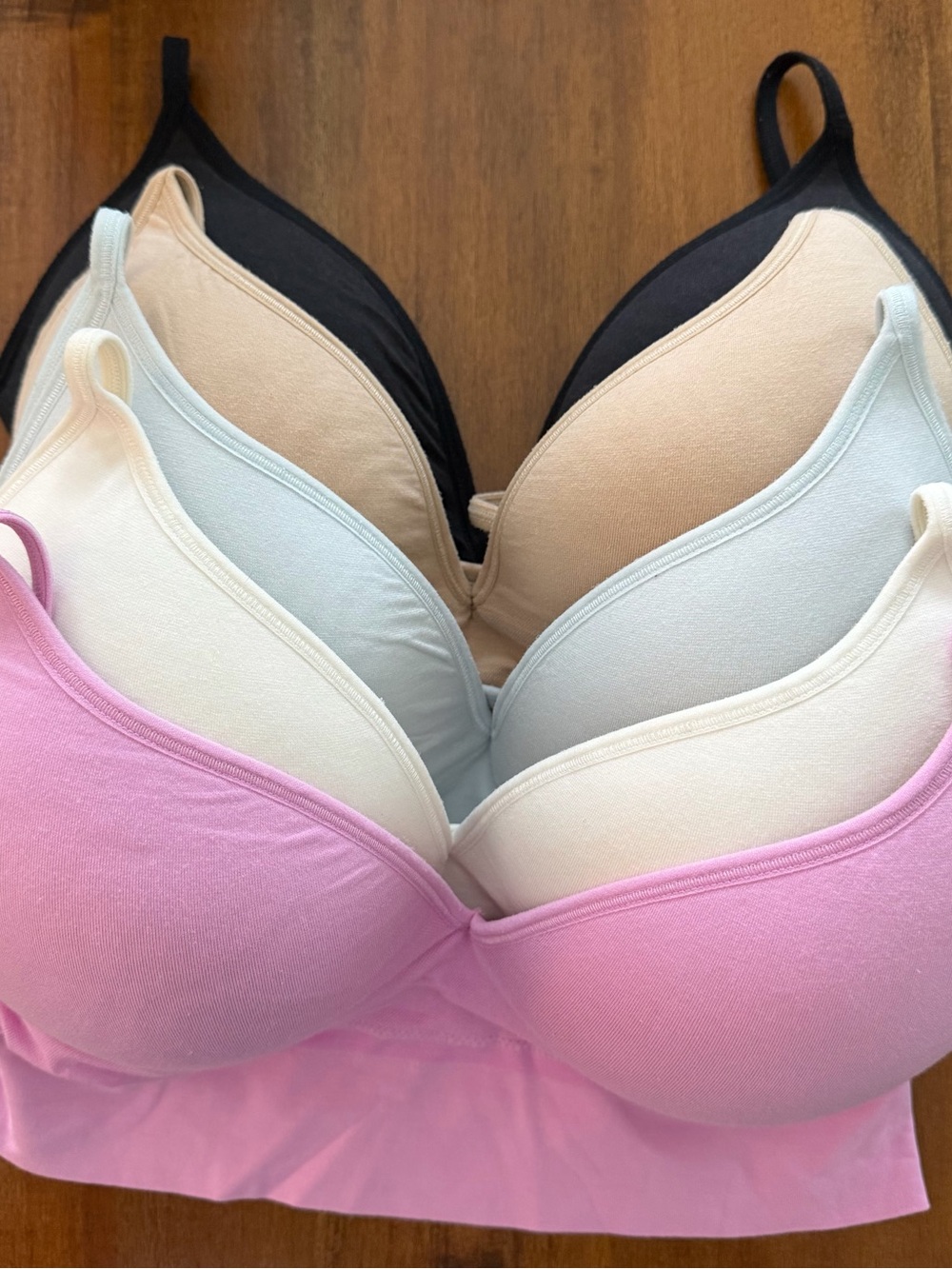 Jockey | Lot of 5 Wireless Bralettes | Large
